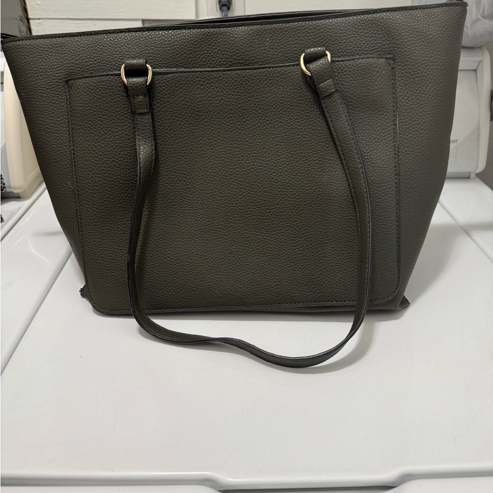 Elegant Dark Green Tote Bag